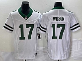 Men's New York Jets #17 Garrett Wilson White 2023 F.U.S.E. Vapor Limited Throwback Stitched Football Jersey,baseball caps,new era cap wholesale,wholesale hats